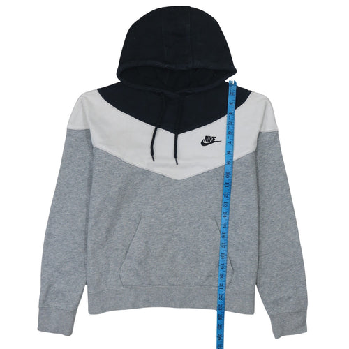 Nike Men's Grey Pullover Hoodie M Sports Fleece Sweatshirt