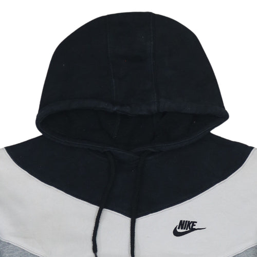 Nike Men's Grey Pullover Hoodie M Sports Fleece Sweatshirt