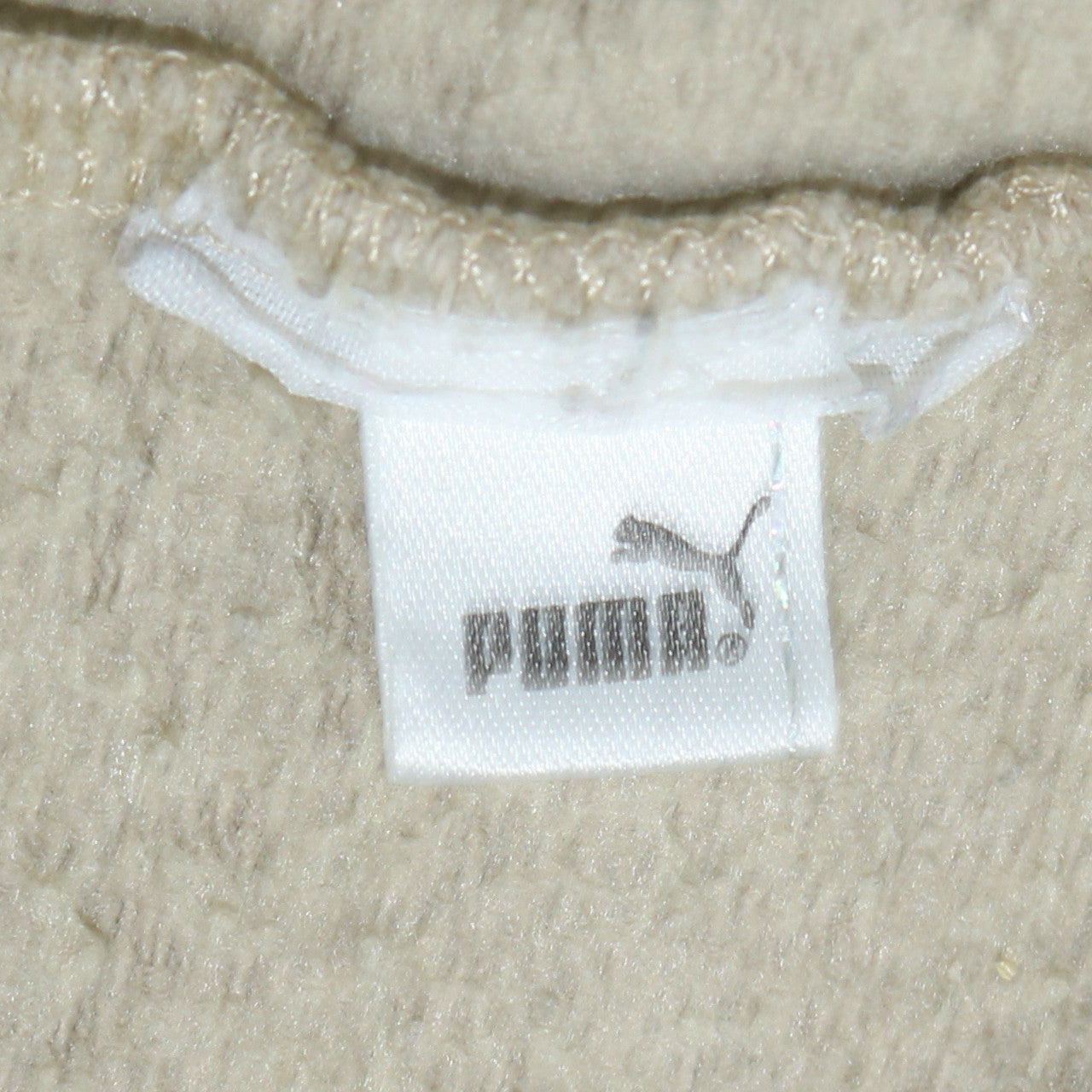 Puma Women's Beige Crew Neck Pullover Sweatshirt Size 16
