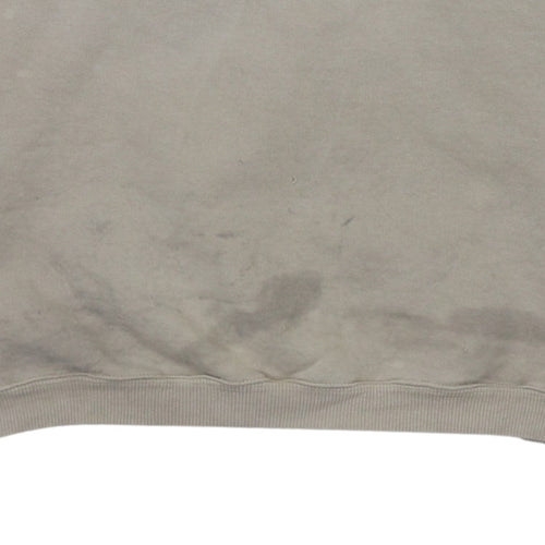 Puma Women's Beige Crew Neck Pullover Sweatshirt Size 16