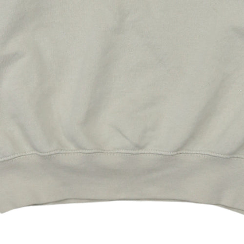 Champion Men's Beige Small Pullover Sweatshirt Crew Neck Embroidered Logo
