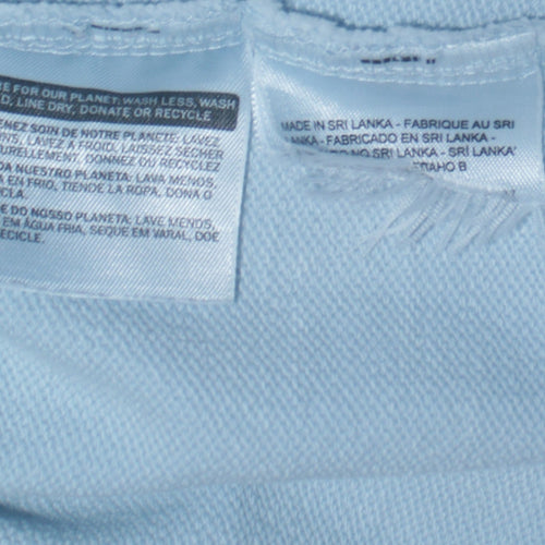 Levi's Women Light Blue Full Zip Hoodie Small Cotton Fleece