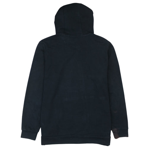 Nike Women's Black Full Zip Hoodie L Dri-Fit Cotton Blend Sweatshirt