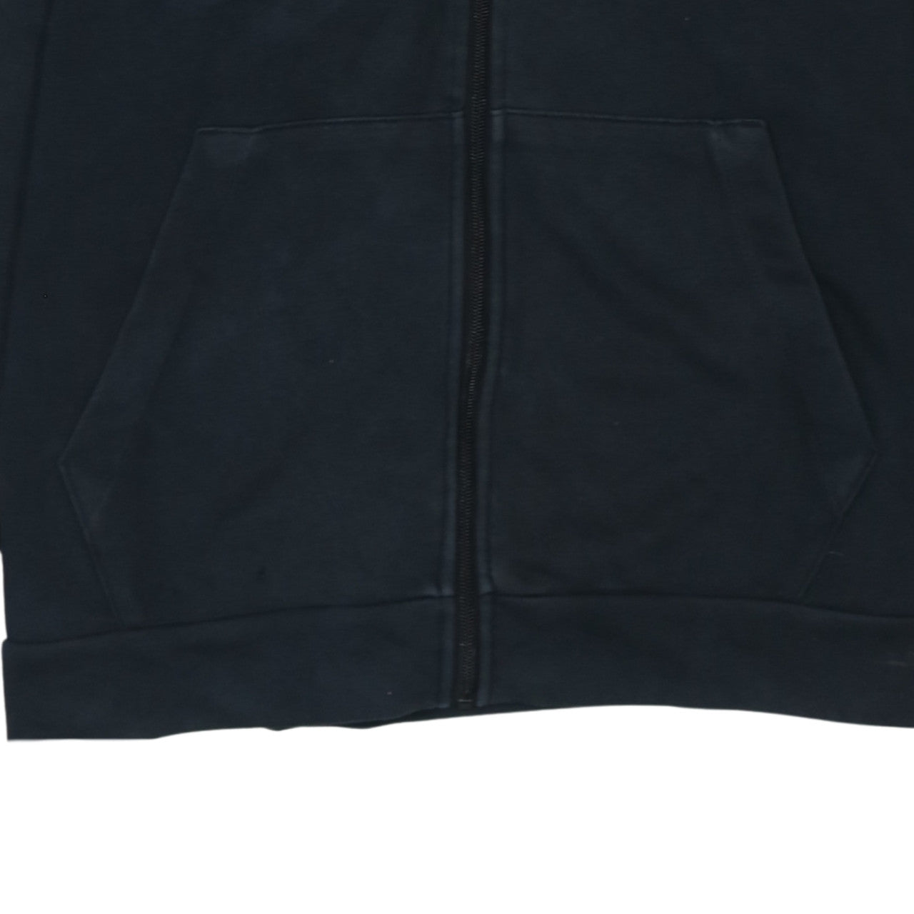 Nike Women's Black Full Zip Hoodie L Dri-Fit Cotton Blend Sweatshirt