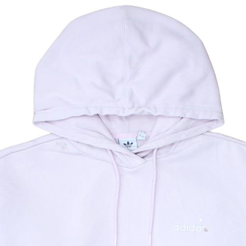 Adidas Women’s Pink Hoodie Size 10 Pullover Hooded Sweatshirt