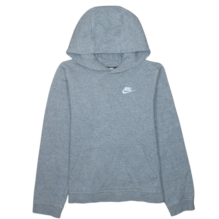 Nike Boys Grey Pullover Hoodie XL Fleece Casual Hooded Sweatshirt