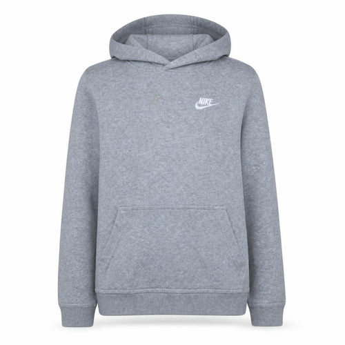 Nike Boys Grey Pullover Hoodie XL Fleece Casual Hooded Sweatshirt