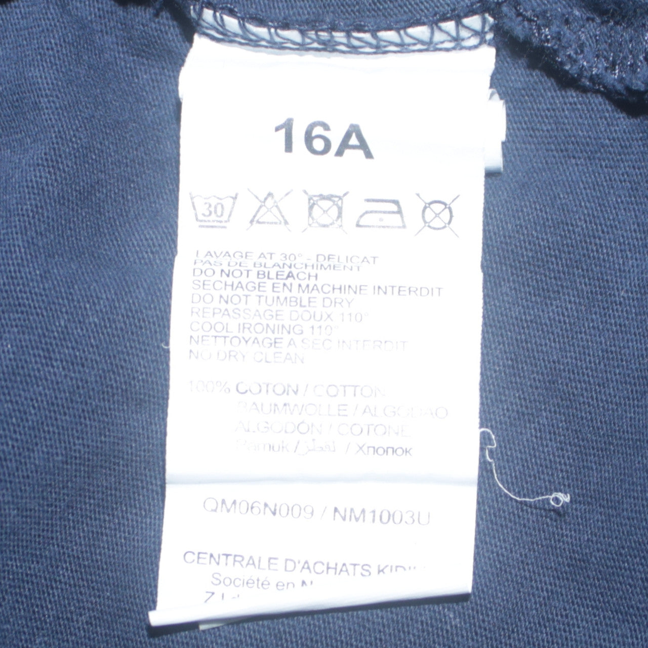 Levi's Boys Blue Long Sleeve Logo T-Shirt Size 16 Years Regular Fit