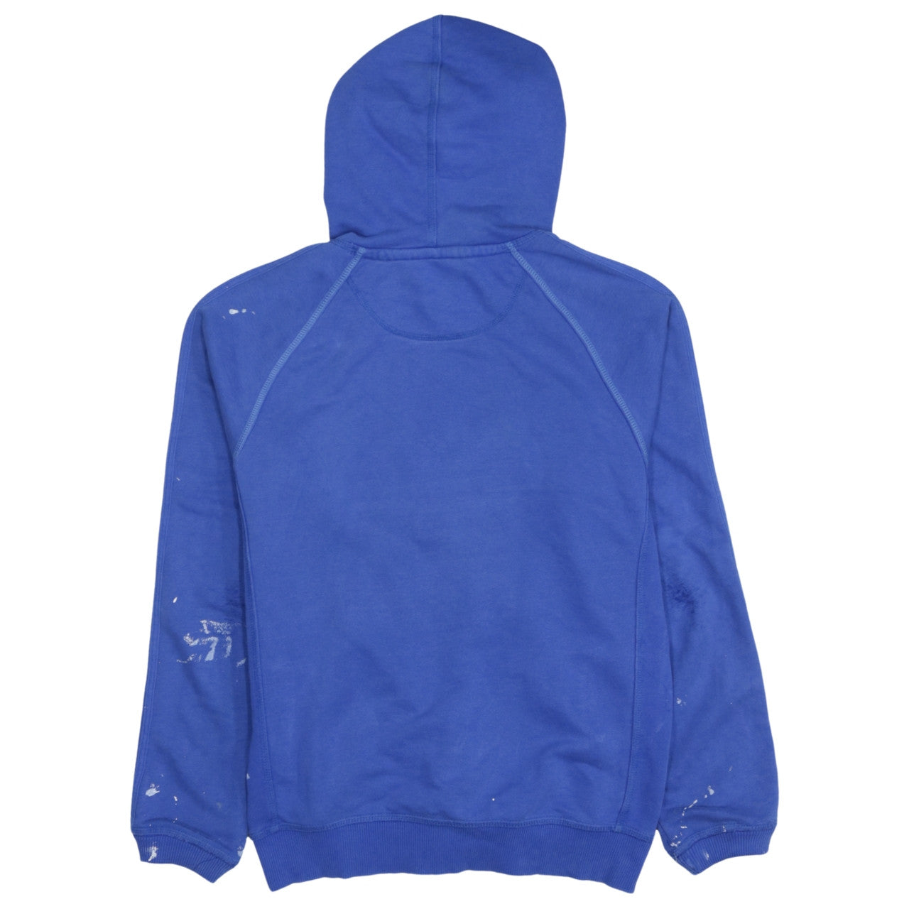 Adidas Mens Blue Pullover Hoodie Size M Logo Sportswear