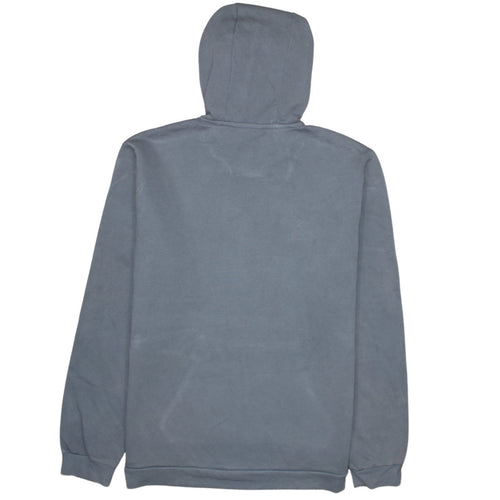 Adidas Mens Grey Pullover Hoodie M Sports Fleece Logo Sweatshirt