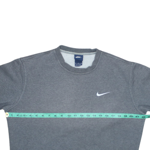 Nike Men’s Grey Crew Neck Pullover Sweatshirt Size M