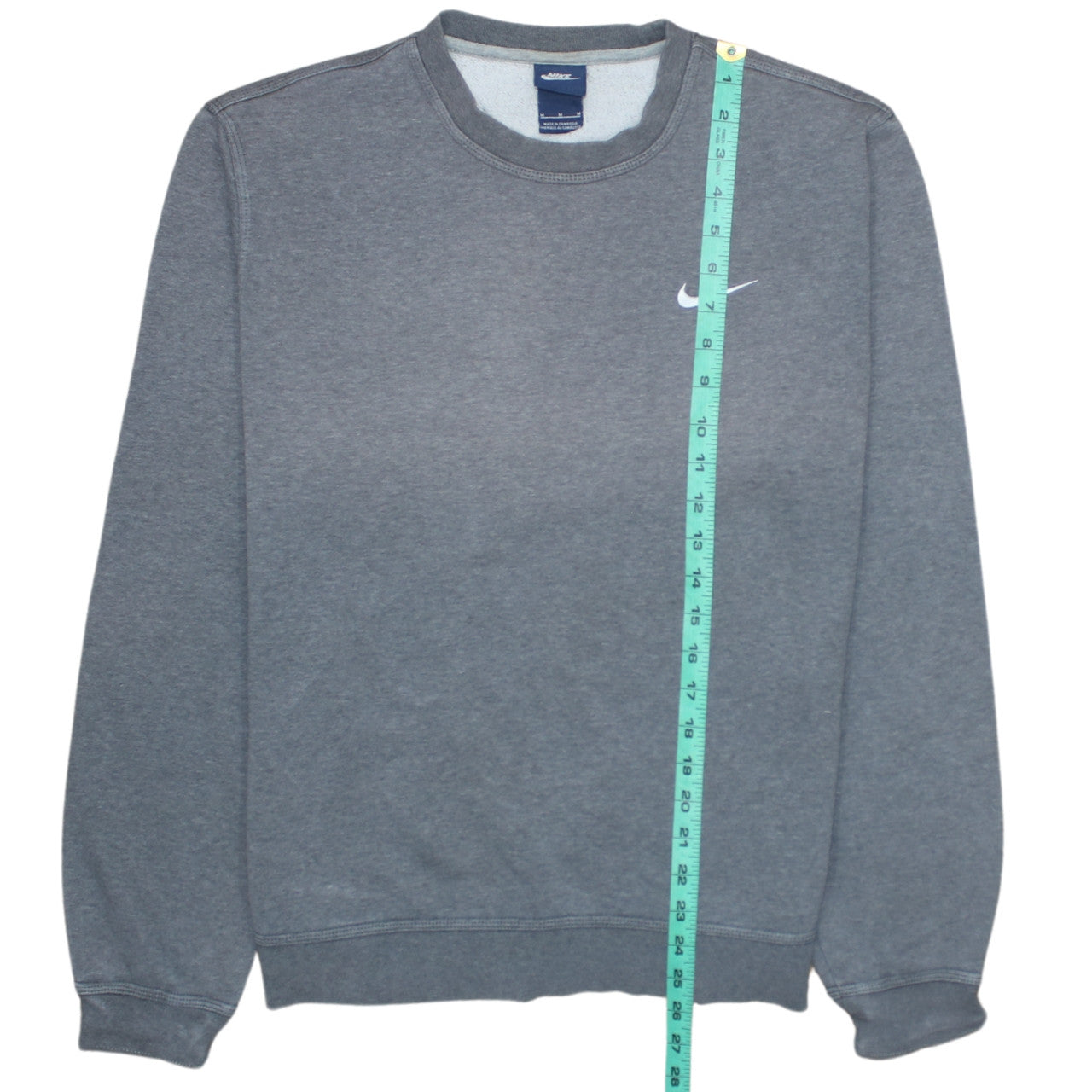 Nike Men’s Grey Crew Neck Pullover Sweatshirt Size M