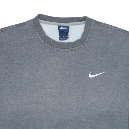 Nike Men’s Grey Crew Neck Pullover Sweatshirt Size M