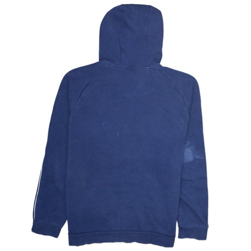 Adidas Men’s Blue Pullover Hoodie Medium Sports Fleece