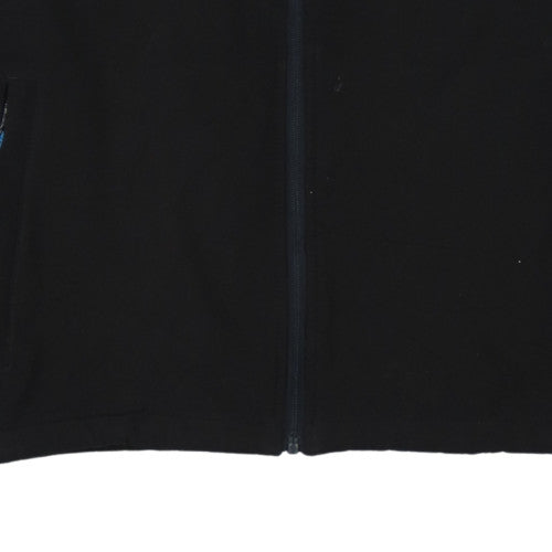 Regatta Men Black Fleece Jacket M UK40 Zip Pockets Lined Outdoor