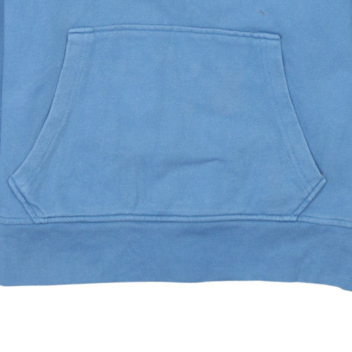 Levi's Mens Blue Pullover Hoodie Small Graphic Logo Sweatshirt