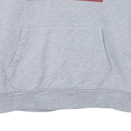 Levi's Men's Grey Pullover Logo Hoodie Size S
