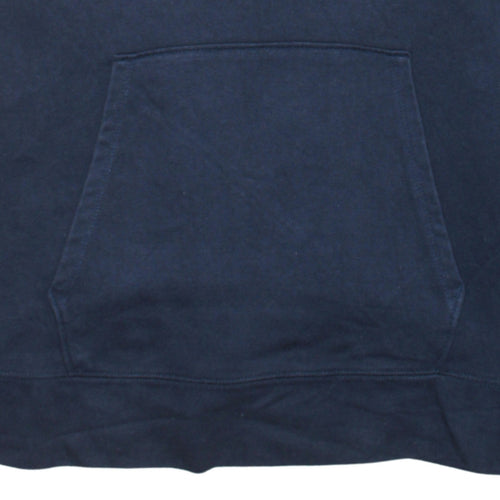 Champion Men's Blue XL Pullover Hoodie Embroidered Logo Sweatshirt