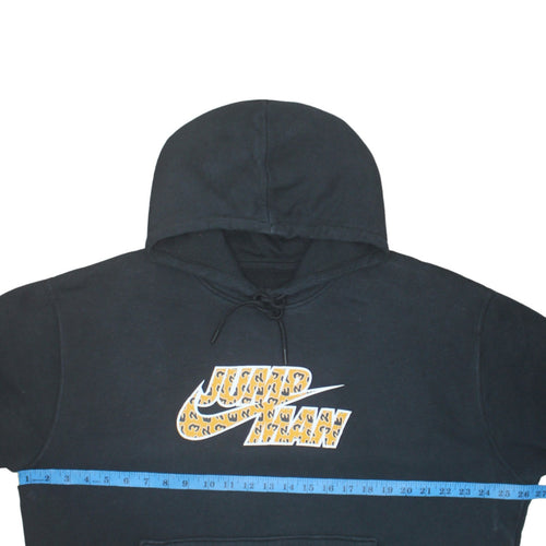 Jordan Mens Black Pullover Hoodie L Graphic Print Sportswear