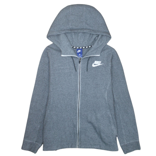Nike Men's Grey XL Full Zip Hoodie Sweatshirt