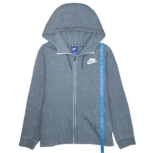 Nike Men's Grey XL Full Zip Hoodie Sweatshirt