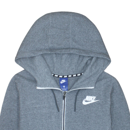 Nike Men's Grey XL Full Zip Hoodie Sweatshirt