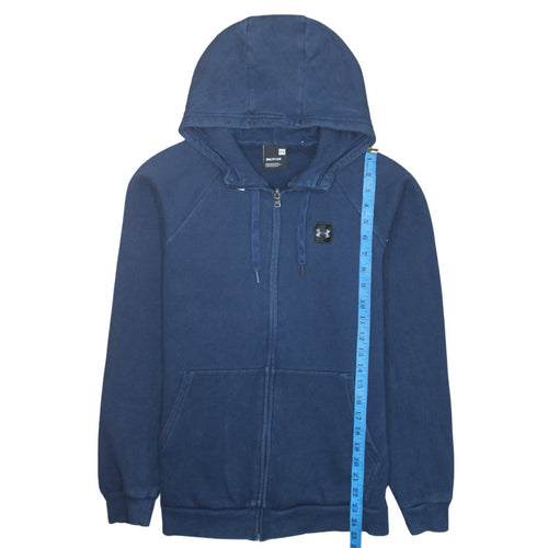 Under Armour Men's Blue Full Zip Hoodie Small Sportswear