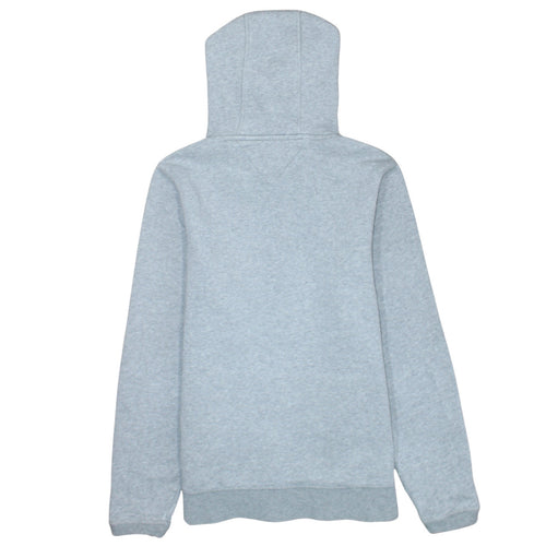Tommy Hilfiger Men's Grey Pullover Hoodie S Logo Classic Fleece