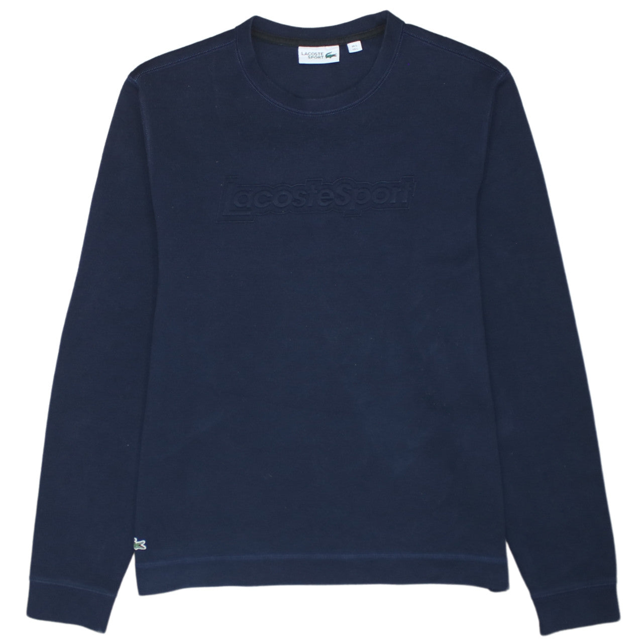 Lacoste Sport Men’s Blue Crew Neck Pullover Sweatshirt L