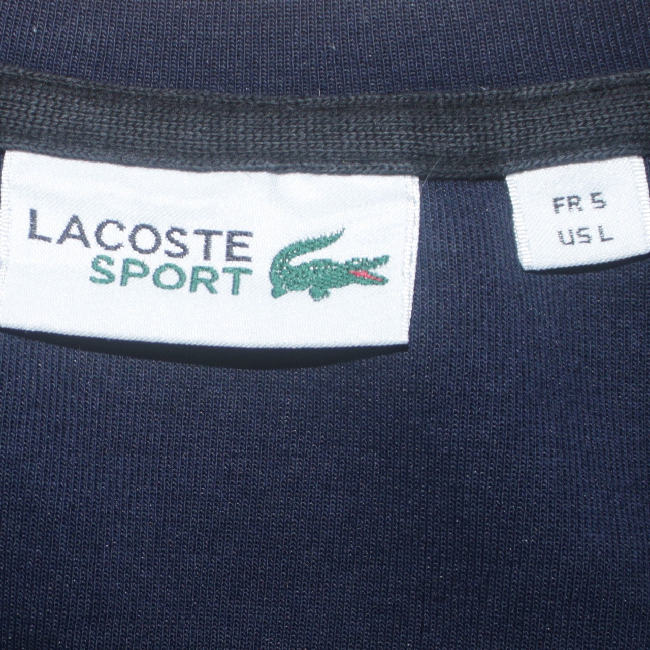 Lacoste Sport Men’s Blue Crew Neck Pullover Sweatshirt L