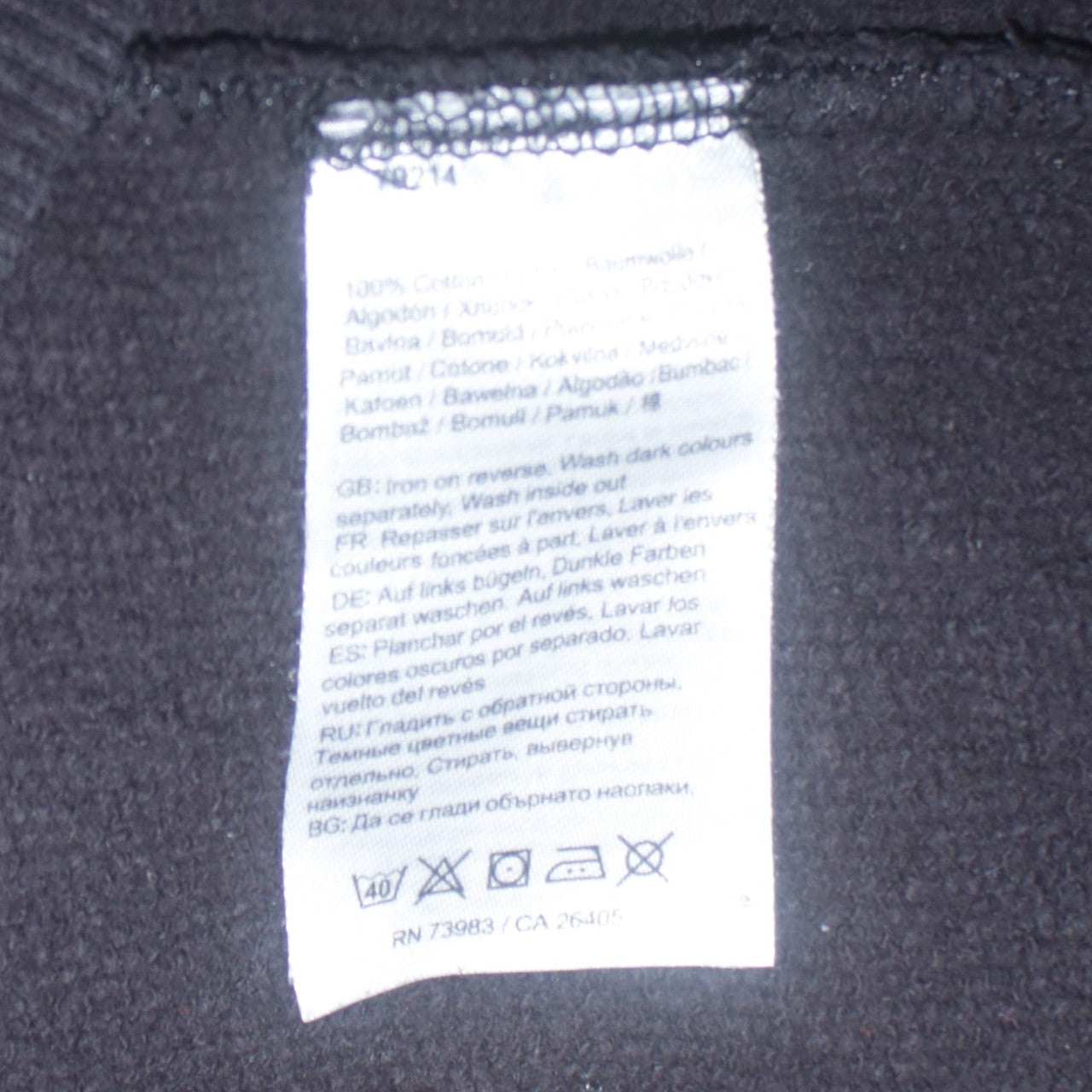 Helly Hansen Men’s Black Pullover Hoodie Size M Workwear Fleece