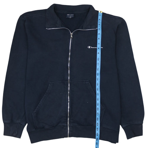 Champion Men's Black XL Full Zip Track Jacket Fleece