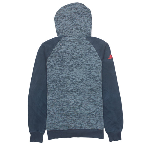 Adidas Men’s Grey Full Zip Hoodie XS Sports Fleece Jacket