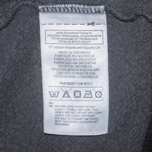 Adidas Men’s Grey Full Zip Hoodie XS Sports Fleece Jacket