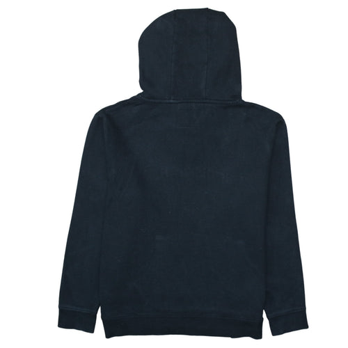 Animal Women Black Pullover Hoodie UK 16 Cotton Logo Print Casual