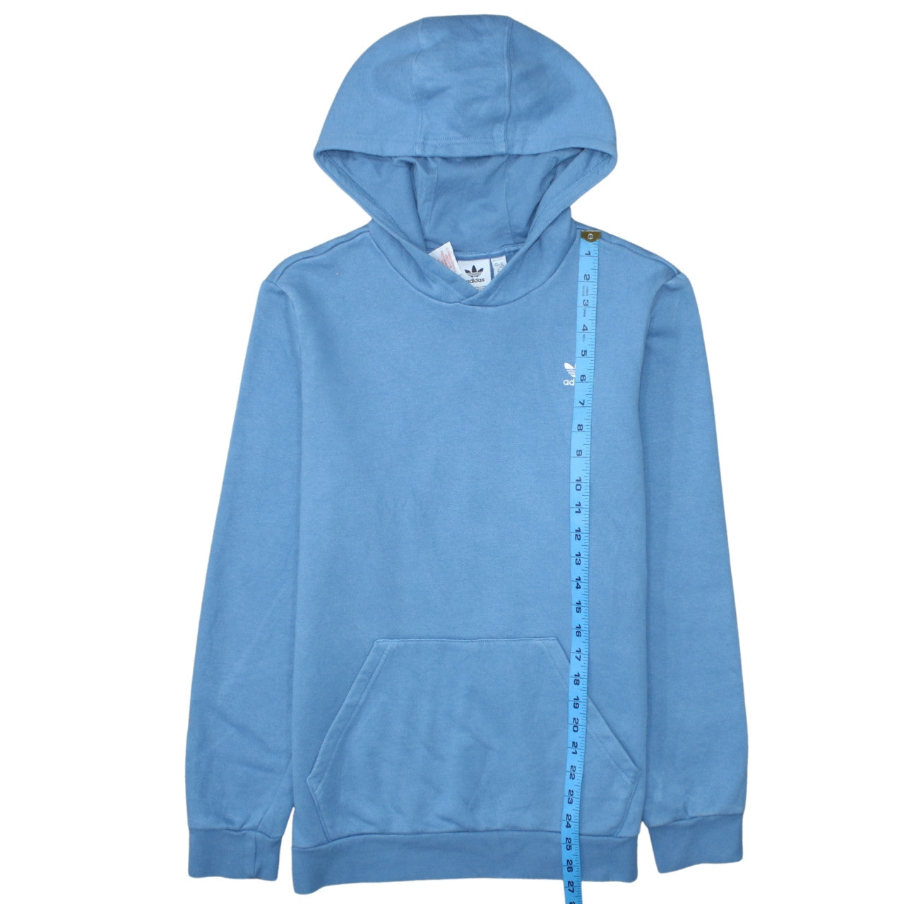 Adidas Boys Blue Pullover Hoodie XL 15-16 Years Hooded Fleece Sweatshirt