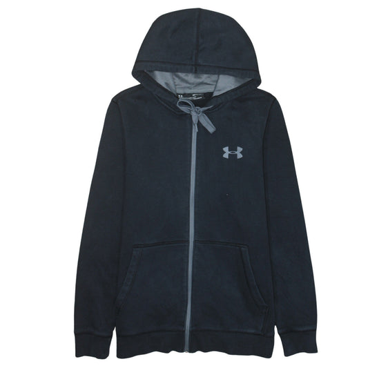 Under Armour Men’s Black Full Zip Hoodie Small Fitted ColdGear
