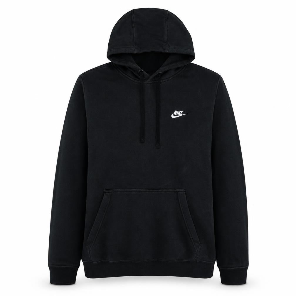 Nike Men's Black Pullover Hoodie L Sports Fleece Sweatshirt