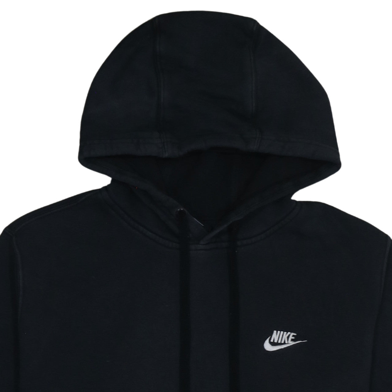 Nike Men's Black Pullover Hoodie L Sports Fleece Sweatshirt