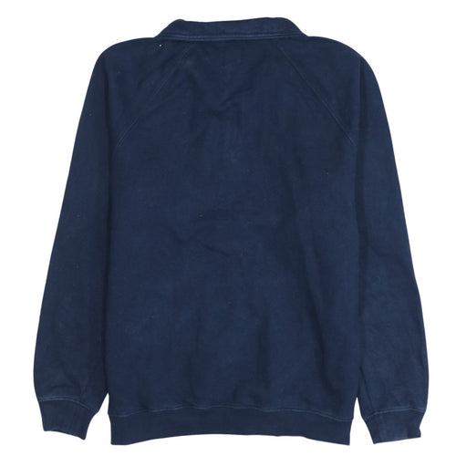 GAP Men's Blue Classic 1969 1/4 Zip Fleece Sweatshirt Size S