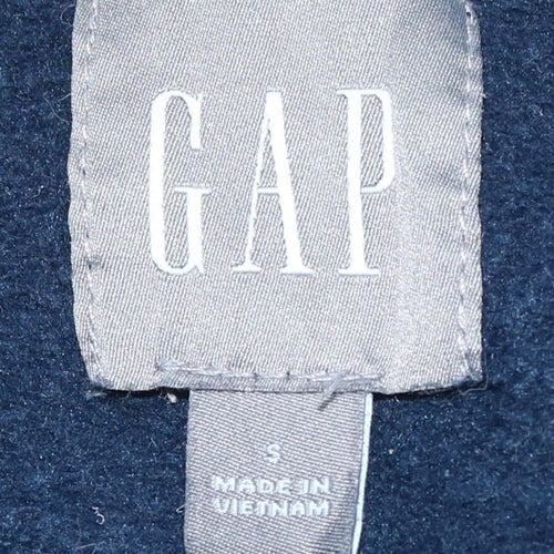 GAP Men's Blue Classic 1969 1/4 Zip Fleece Sweatshirt Size S