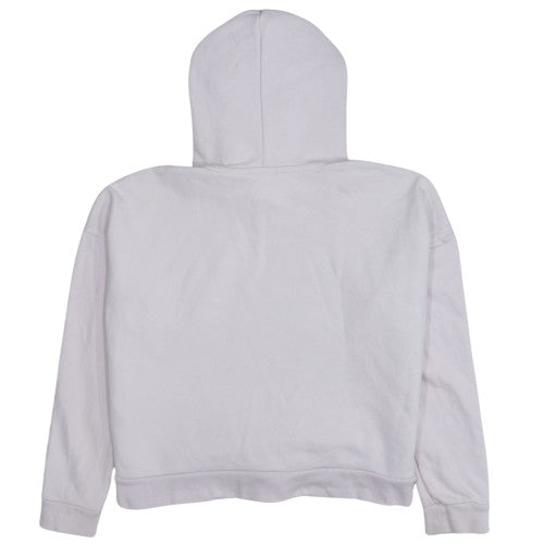 Levi's Women White Small Pullover Hoodie 100% Cotton Logo Sweatshirt