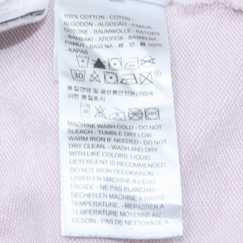 Levi's Women White Small Pullover Hoodie 100% Cotton Logo Sweatshirt