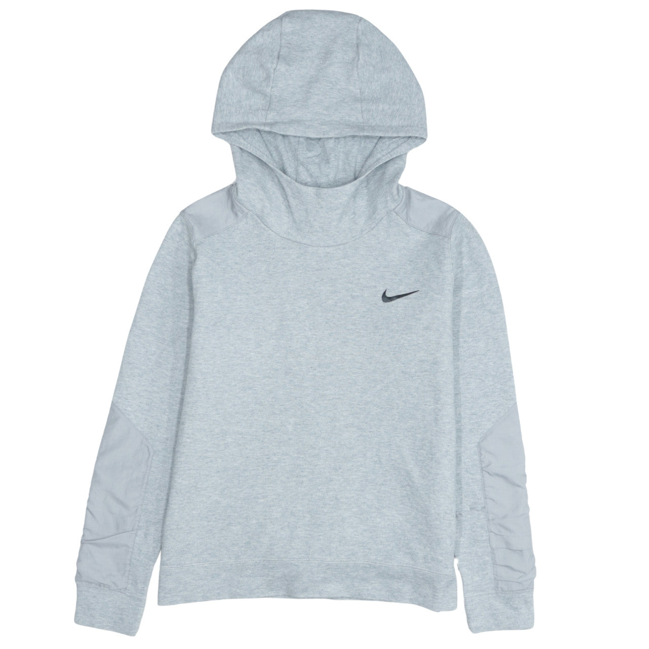 Nike Men's Grey Pullover Hoodie S Lightweight High Neck Sportswear