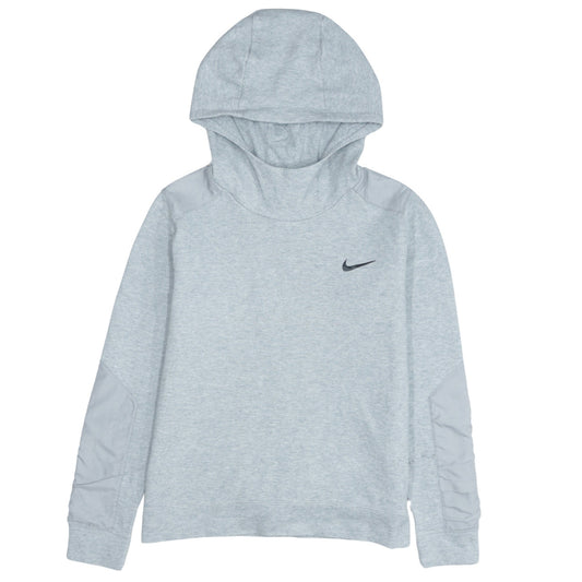 Nike Men's Grey Pullover Hoodie S Lightweight High Neck Sportswear