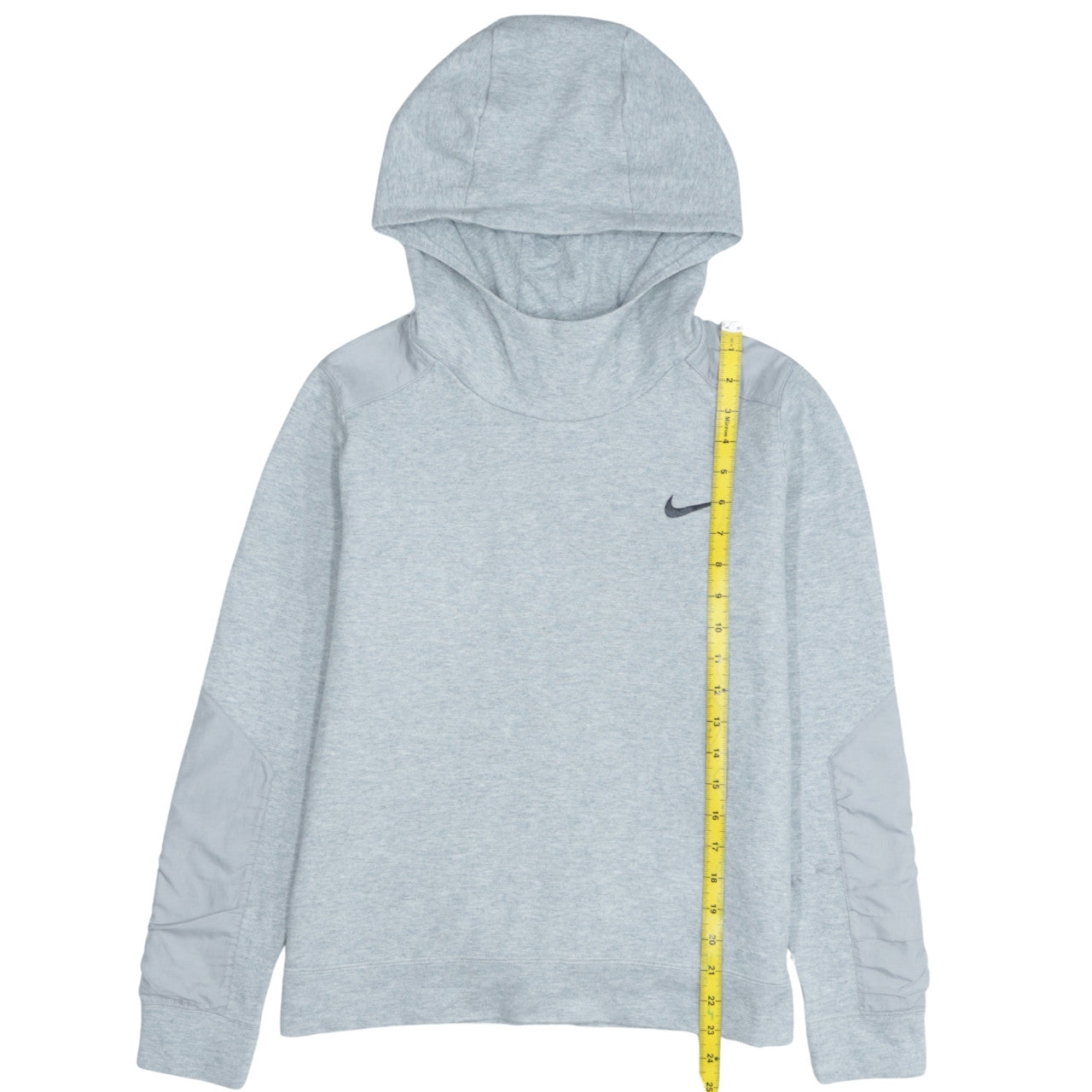 Nike Men's Grey Pullover Hoodie S Lightweight High Neck Sportswear