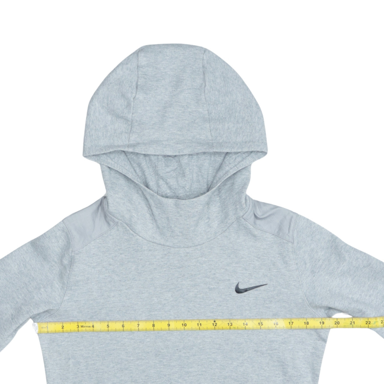 Nike Men's Grey Pullover Hoodie S Lightweight High Neck Sportswear