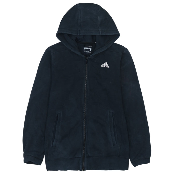 Adidas Men's Black Full Zip Hoodie Small Regular Fit Sport Essentials