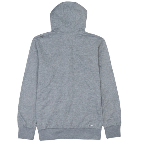 Adidas Men's Grey Full Zip Hoodie Size S Regular Fit Sportswear