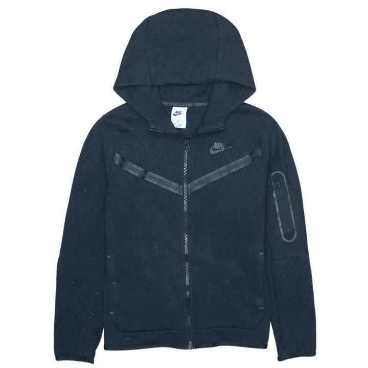 Nike Boys Black Full Zip Fleece Hoodie L 147-158cm Hooded Sweatshirt